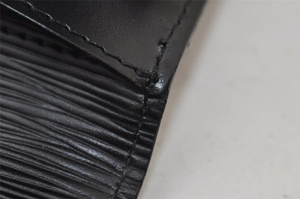 Authentic Louis Vuitton Epi Montaigne 27 Clutch Hand Bag Black M52652 LV 0505J