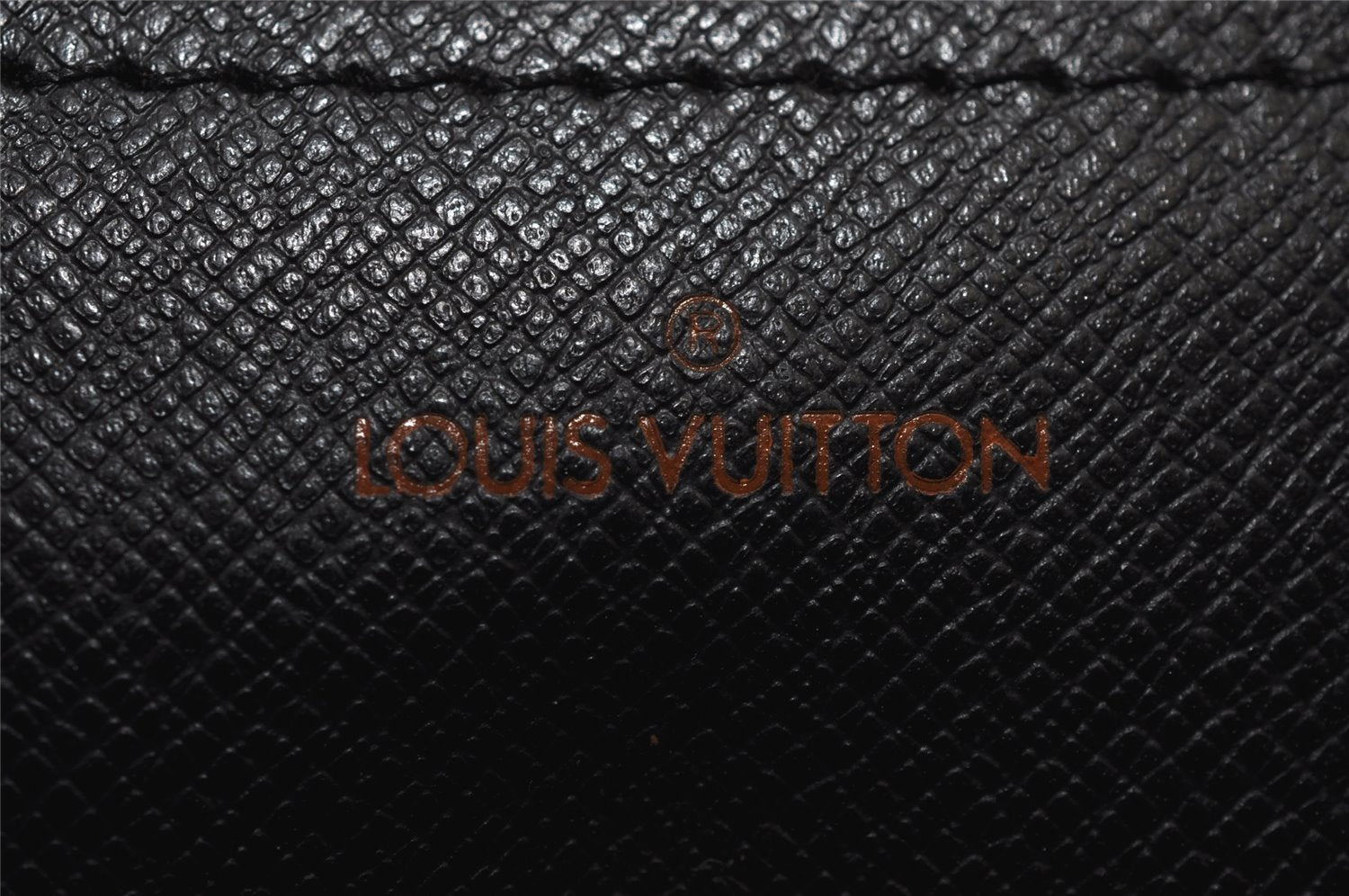 Authentic Louis Vuitton Epi Montaigne 27 Clutch Hand Bag Black M52652 LV 0505J