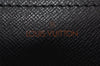 Authentic Louis Vuitton Epi Montaigne 27 Clutch Hand Bag Black M52652 LV 0505J