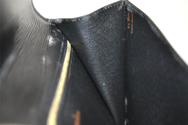 Authentic Louis Vuitton Epi Montaigne 27 Clutch Hand Bag Black M52652 LV 0505J