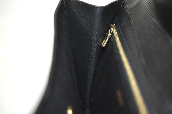 Authentic Louis Vuitton Epi Montaigne 27 Clutch Hand Bag Black M52652 LV 0505J