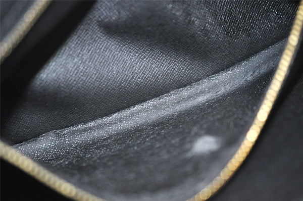 Authentic Louis Vuitton Epi Montaigne 27 Clutch Hand Bag Black M52652 LV 0505J