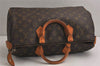 Authentic Louis Vuitton Monogram Speedy 35 Hand Boston Bag M41524 LV Junk 0505K