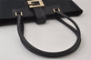 Authentic GUCCI Vintage Shoulder Tote Bag Canvas Leather 0021109 Black 0506J