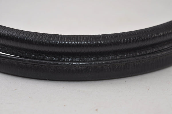 Authentic GUCCI Vintage Shoulder Tote Bag Canvas Leather 0021109 Black 0506J