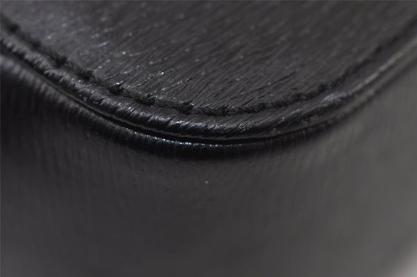 Authentic GUCCI Vintage Shoulder Tote Bag Canvas Leather 0021109 Black 0506J