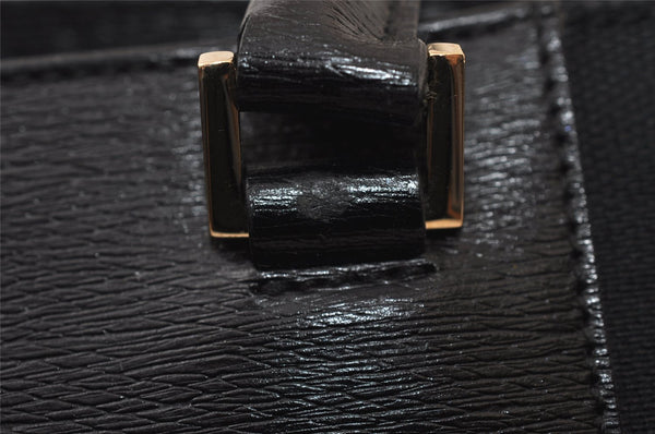 Authentic GUCCI Vintage Shoulder Tote Bag Canvas Leather 0021109 Black 0506J