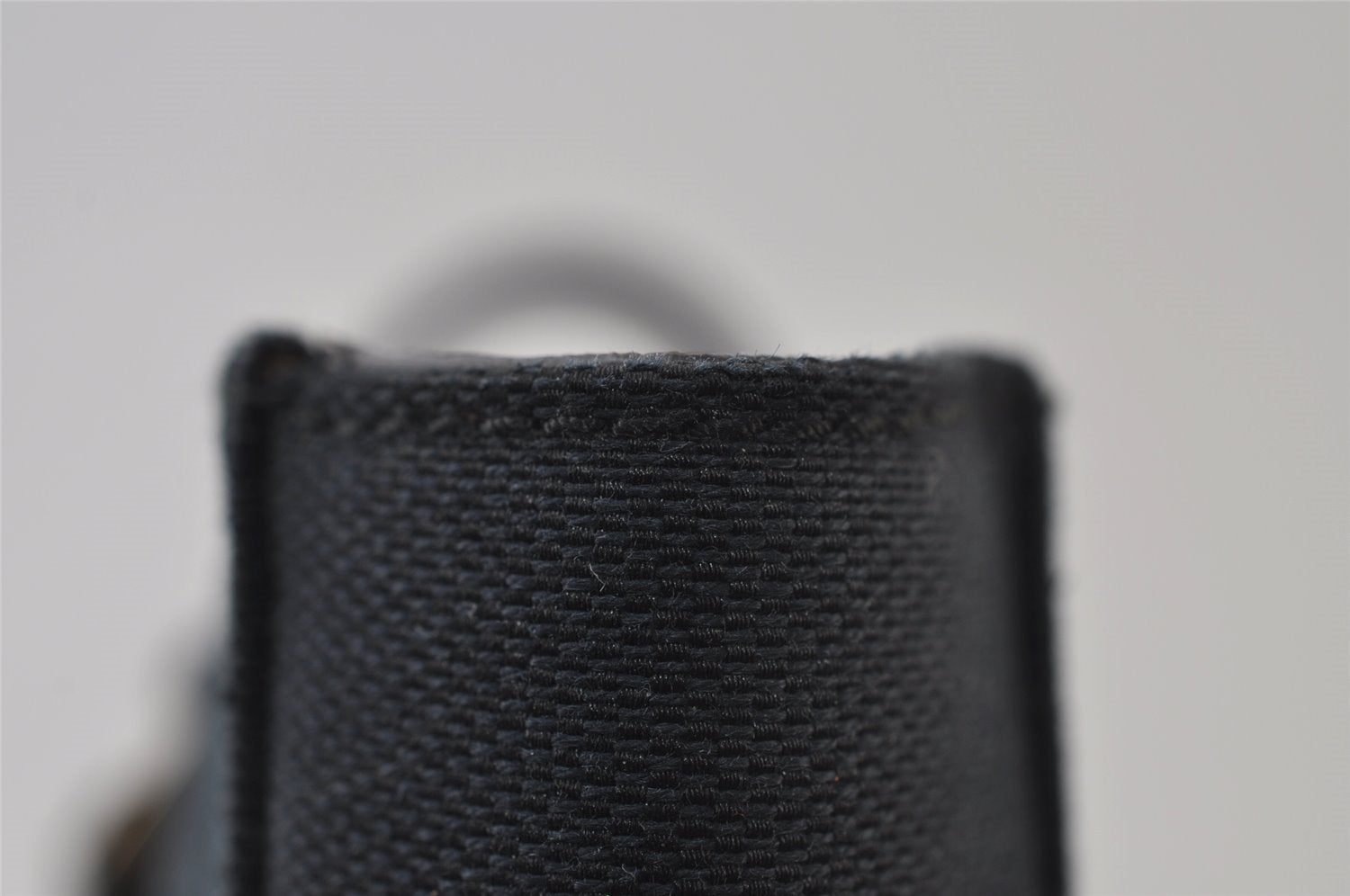 Authentic GUCCI Vintage Shoulder Tote Bag Canvas Leather 0021109 Black 0506J