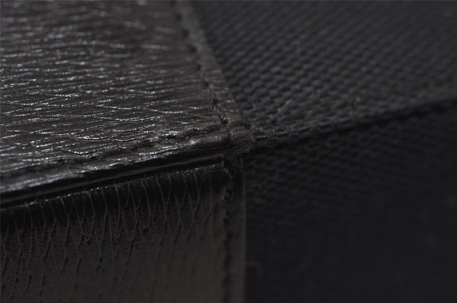 Authentic GUCCI Vintage Shoulder Tote Bag Canvas Leather 0021109 Black 0506J