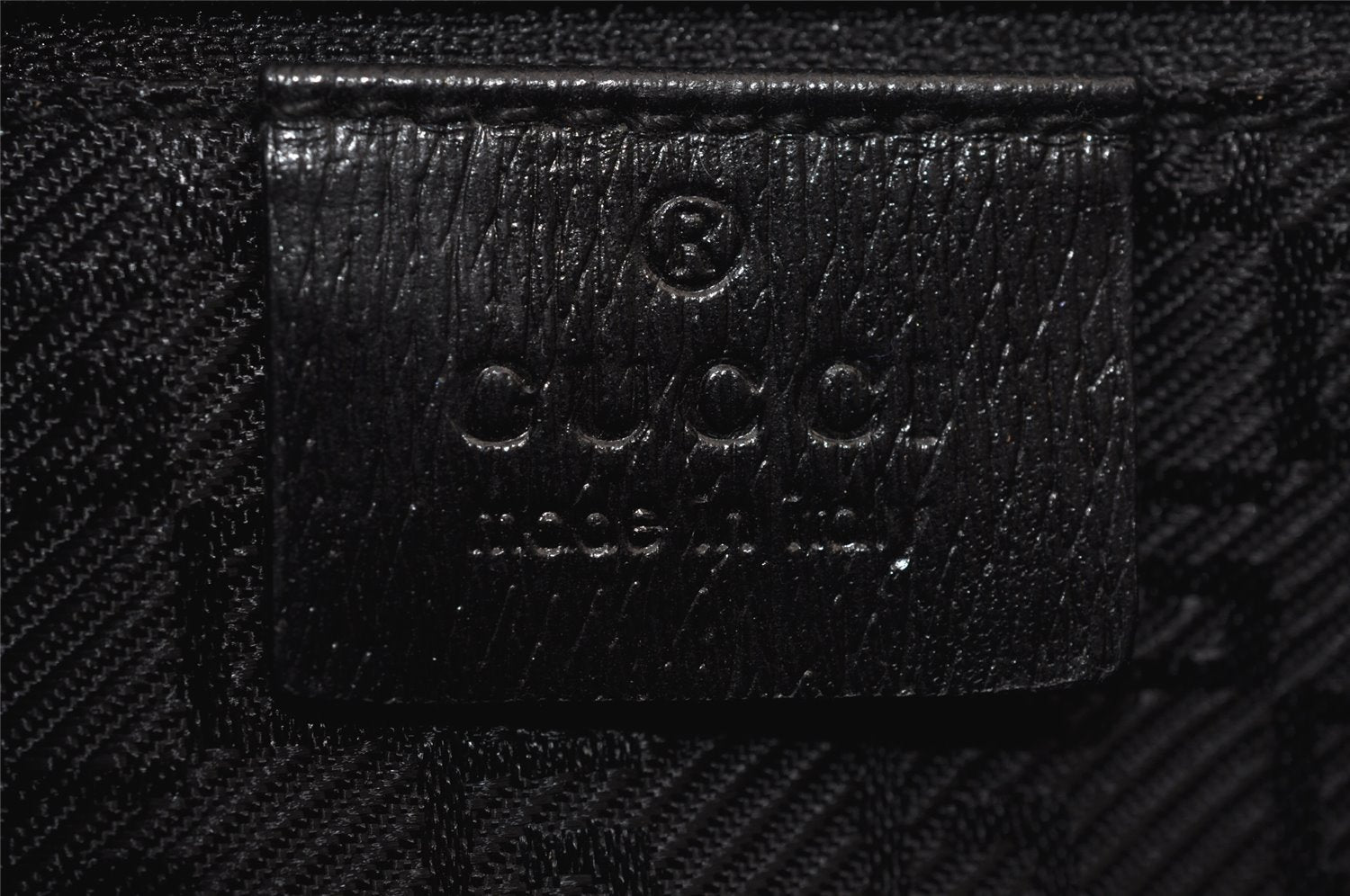 Authentic GUCCI Vintage Shoulder Tote Bag Canvas Leather 0021109 Black 0506J