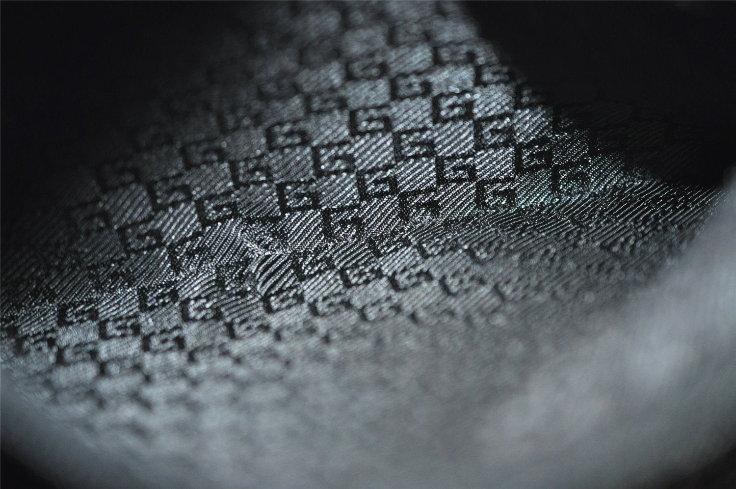 Authentic GUCCI Vintage Shoulder Tote Bag Canvas Leather 0021109 Black 0506J