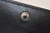 Auth GUCCI Web Sherry Line Guccissima Key Case GG Leather 408828 Black 0507J