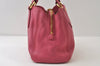 Authentic MIU MIU Leather 2Way Shoulder Hand Bag Purse Pink 0508J