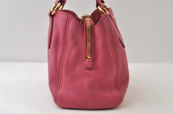 Authentic MIU MIU Leather 2Way Shoulder Hand Bag Purse Pink 0508J