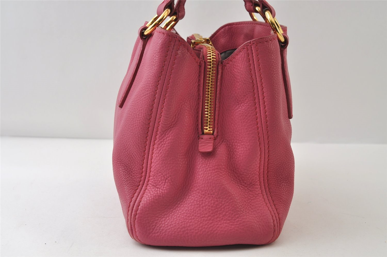 Authentic MIU MIU Leather 2Way Shoulder Hand Bag Purse Pink 0508J