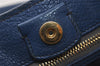 Authentic MIU MIU Vintage Leather 2Way Shoulder Tote Bag Blue 0509J