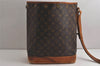 Authentic Louis Vuitton Monogram Noe Shoulder Drawstring Bag M42224 Junk 0509K