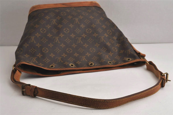 Authentic Louis Vuitton Monogram Noe Shoulder Drawstring Bag M42224 Junk 0509K