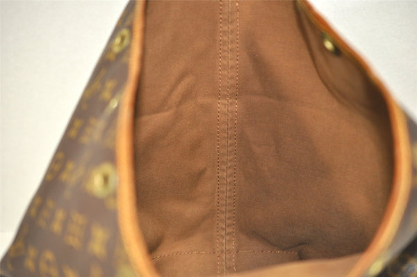 Authentic Louis Vuitton Monogram Noe Shoulder Drawstring Bag M42224 Junk 0509K