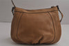 Authentic GUCCI Abbey Vintage Shoulder Cross Body Bag Leather 265691 Beige 0510K