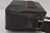 Authentic BURBERRY Vintage Check Shoulder Cross Body Bag PVC Leather Brown 0513J