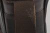 Authentic BURBERRY Vintage Check Shoulder Cross Body Bag PVC Leather Brown 0513J