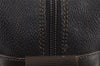 Authentic BURBERRY Vintage Check Shoulder Cross Body Bag PVC Leather Brown 0513J