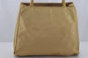 Authentic PRADA Vintage Nylon Tessuto Shoulder Hand Bag Purse Beige 0513K