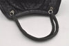 Authentic BOTTEGA VENETA Intrecciato Punching Leather Shoulder Bag Black 0514J