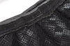 Authentic BOTTEGA VENETA Intrecciato Punching Leather Shoulder Bag Black 0514J