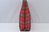 Authentic BURBERRY Check Shoulder Tote Bag Purse Nylon Leather Red 0515H