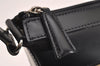 Authentic Burberrys Vintage Leather Shoulder Hand Bag Purse Black 0515J