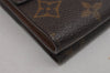 Authentic Louis Vuitton Monogram M61652 Porte Monnaie Billet Carte Credit 0515K