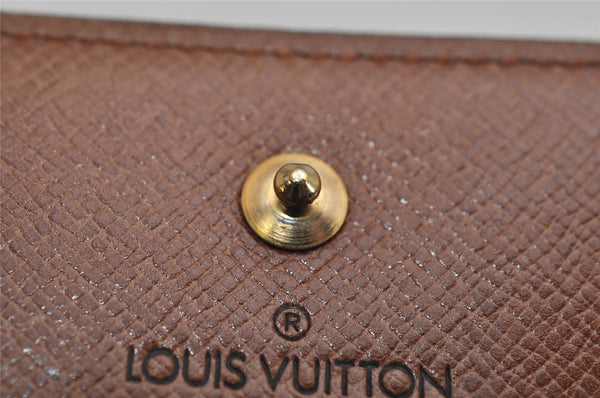 Authentic Louis Vuitton Monogram M61652 Porte Monnaie Billet Carte Credit 0515K