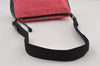 Authentic PRADA Nylon Tessuto Leather Shoulder Bag Purse Pink Black 0516J