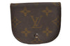 Auth Louis Vuitton Monogram Porte Monnaie Gousset Coin Purse Old Model 0516K