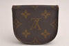 Auth Louis Vuitton Monogram Porte Monnaie Gousset Coin Purse Old Model 0516K