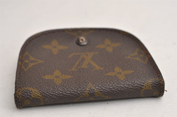 Auth Louis Vuitton Monogram Porte Monnaie Gousset Coin Purse Old Model 0516K