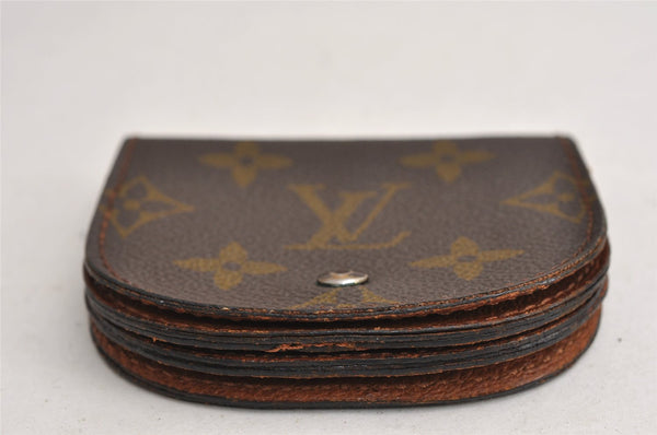 Auth Louis Vuitton Monogram Porte Monnaie Gousset Coin Purse Old Model 0516K