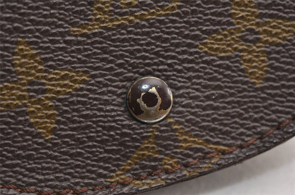 Auth Louis Vuitton Monogram Porte Monnaie Gousset Coin Purse Old Model 0516K