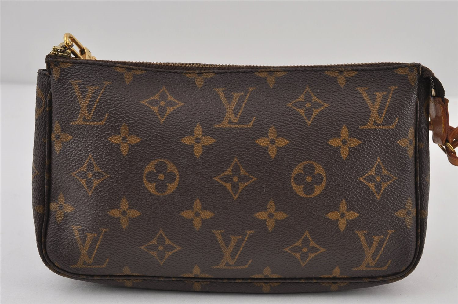 Authentic Louis Vuitton Monogram Pochette Accessoires Pouch M51980 LV 0517J