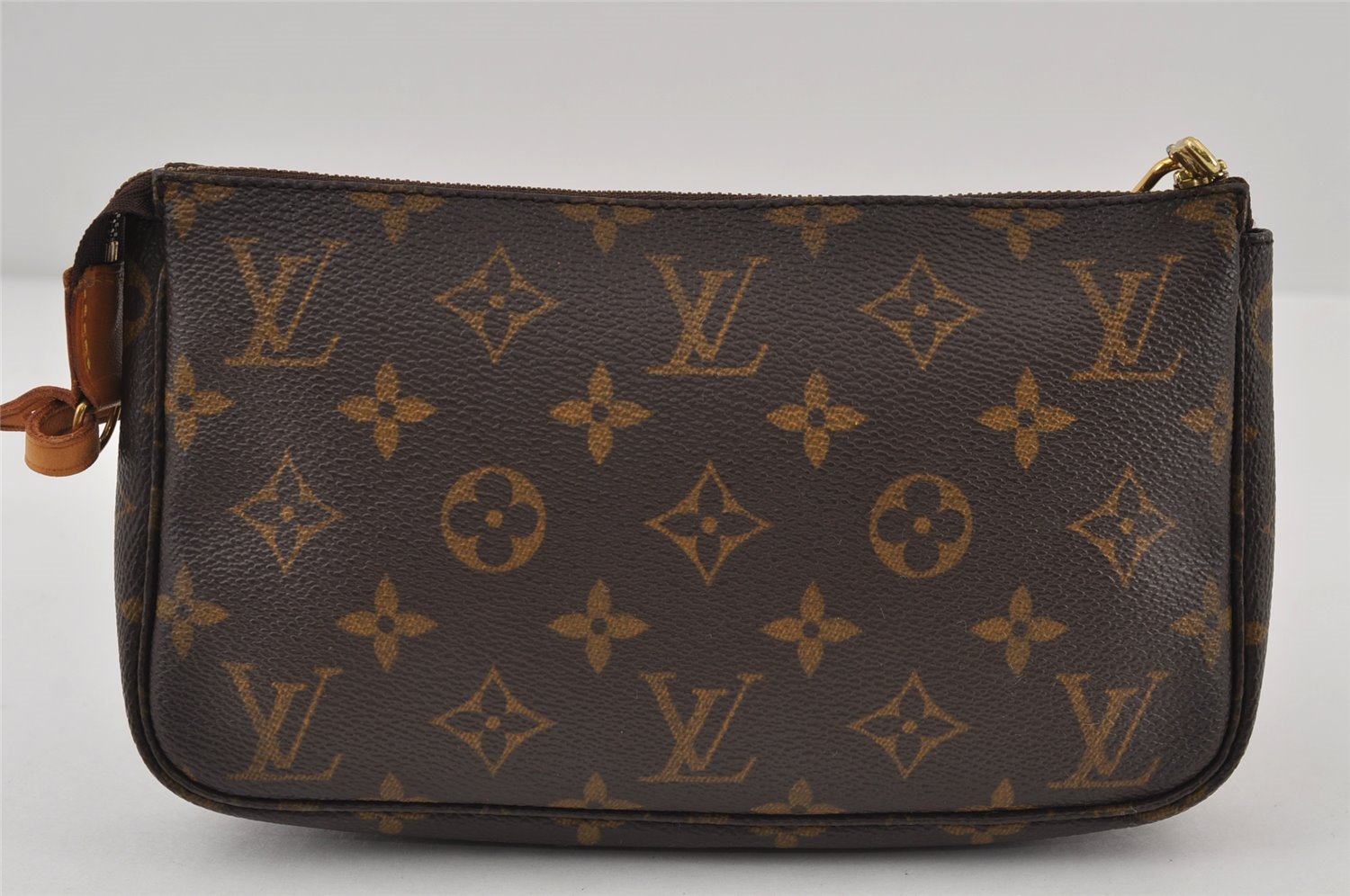 Authentic Louis Vuitton Monogram Pochette Accessoires Pouch M51980 LV 0517J