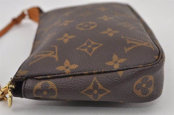 Authentic Louis Vuitton Monogram Pochette Accessoires Pouch M51980 LV 0517J