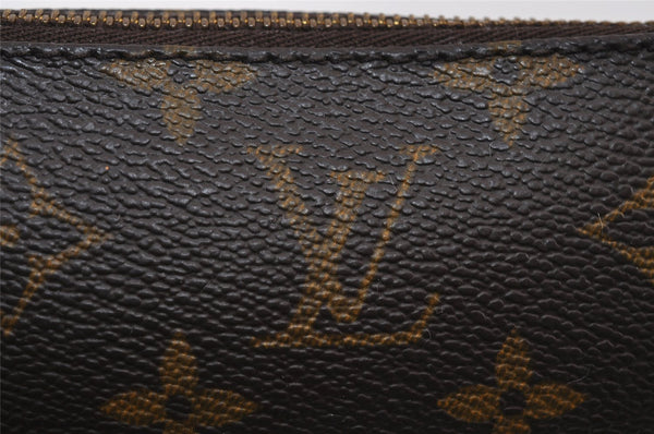 Authentic Louis Vuitton Monogram Pochette Accessoires Pouch M51980 LV 0517J