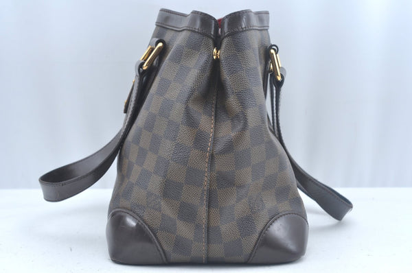 Authentic Louis Vuitton Damier Hampstead PM Shoulder Tote Bag N51205 LV 0517K