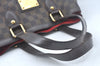 Authentic Louis Vuitton Damier Hampstead PM Shoulder Tote Bag N51205 LV 0517K