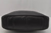 Authentic GUCCI Vintage Bamboo 2Way Shoulder Hand Bag Leather Black Junk 0518J