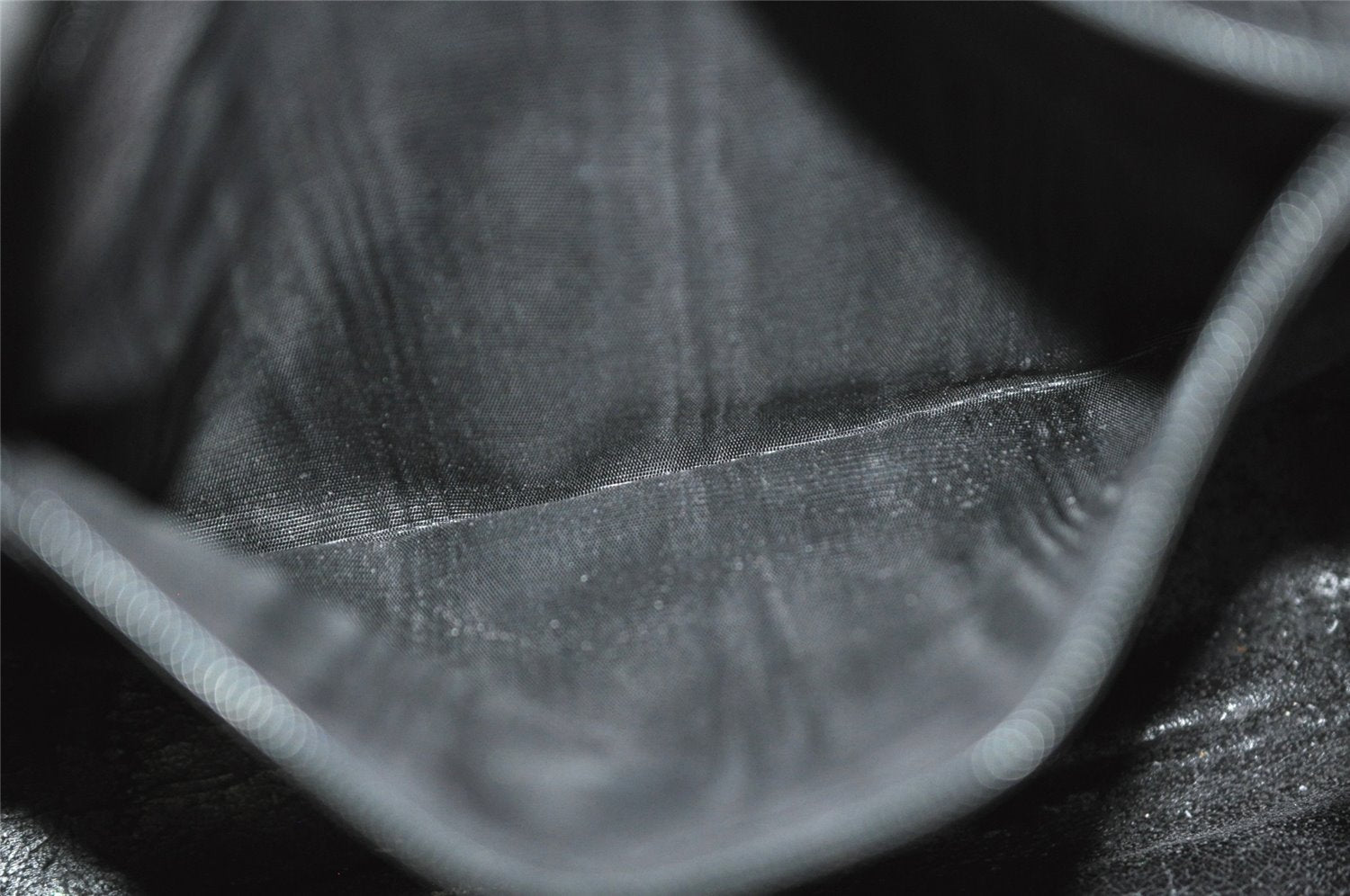 Authentic GUCCI Vintage Bamboo 2Way Shoulder Hand Bag Leather Black Junk 0518J