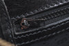 Auth GUCCI Web Sherry Line Micro GG Canvas Leather 2Way Hand Bag Black 0519J