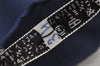 Authentic HERMES Carre 90 Scarf "SPRINGS" Silk Navy 0519K